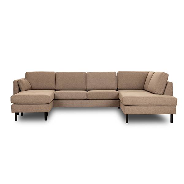 Skagen U-sofa med chaiselong – stilfuld komfort til stuen!