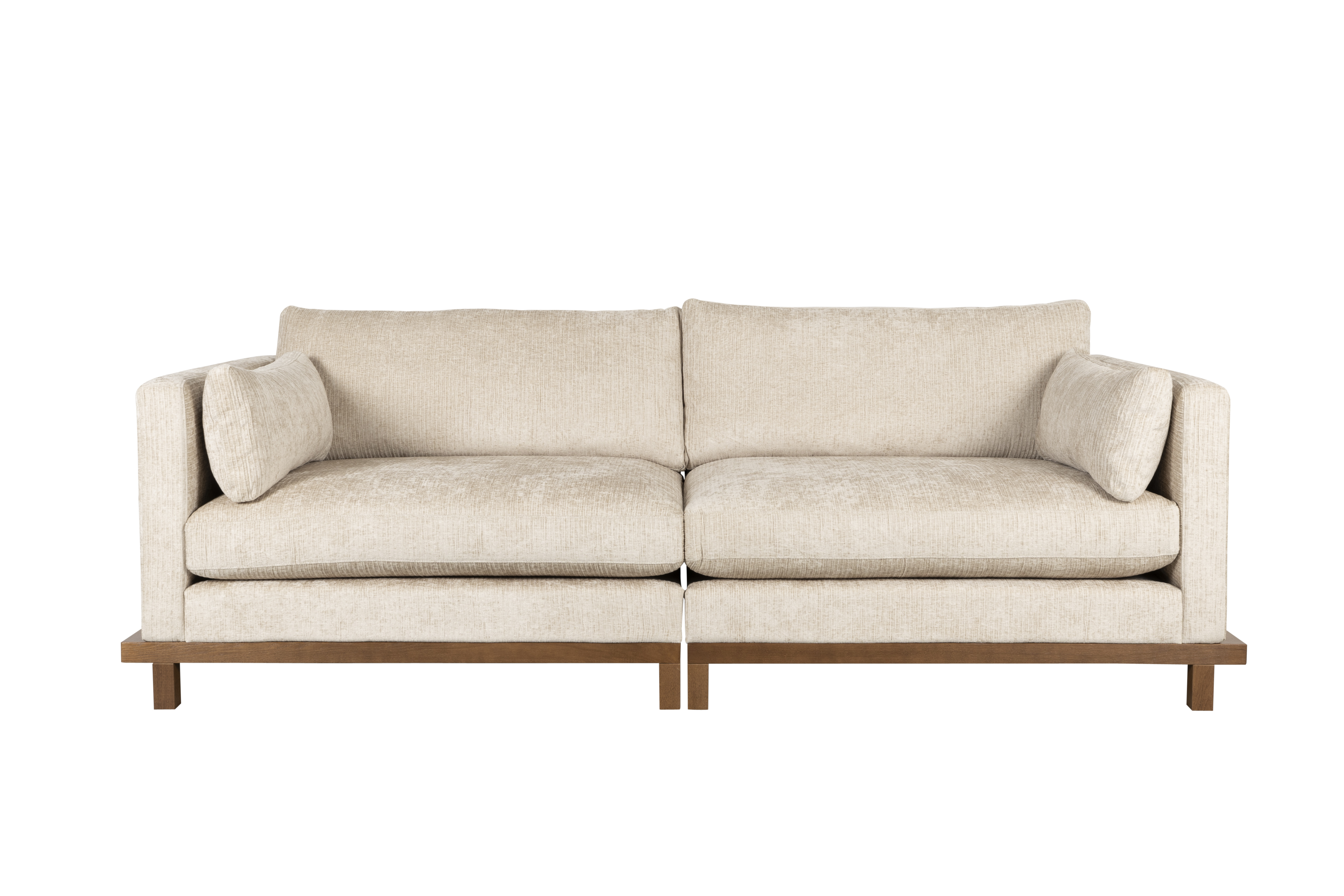 Zuiver Blossom  -personers Sofa Sand Stof   Egetræ