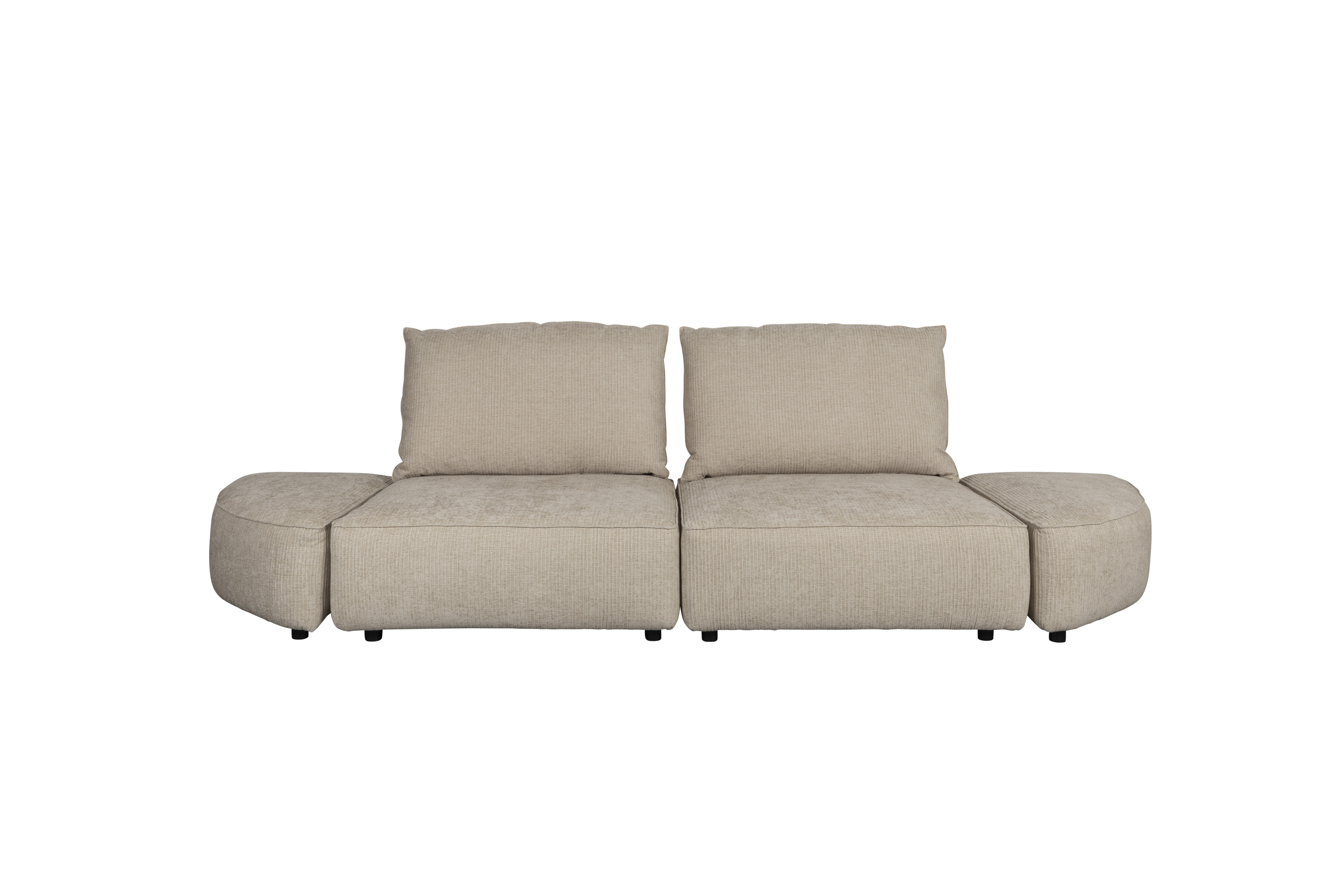 Zuiver Hunter  -personers Sofa Sand Fløjl   Plast