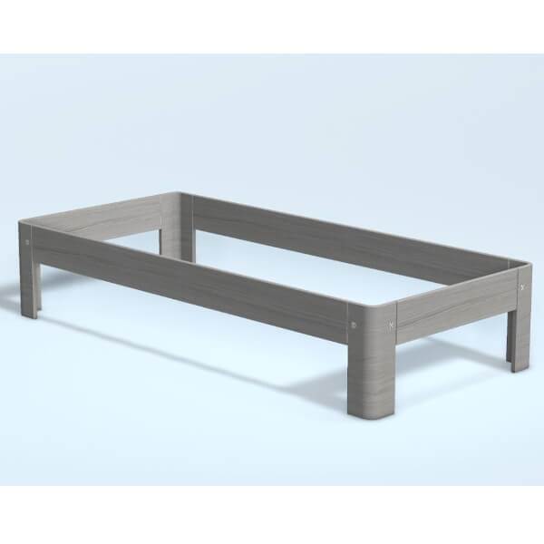 Auping Auronde Chalk Grey Oak Enkeltseng