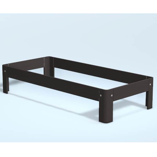 Auping Auronde Chocolate Brown Oak 90x210    Høj Model