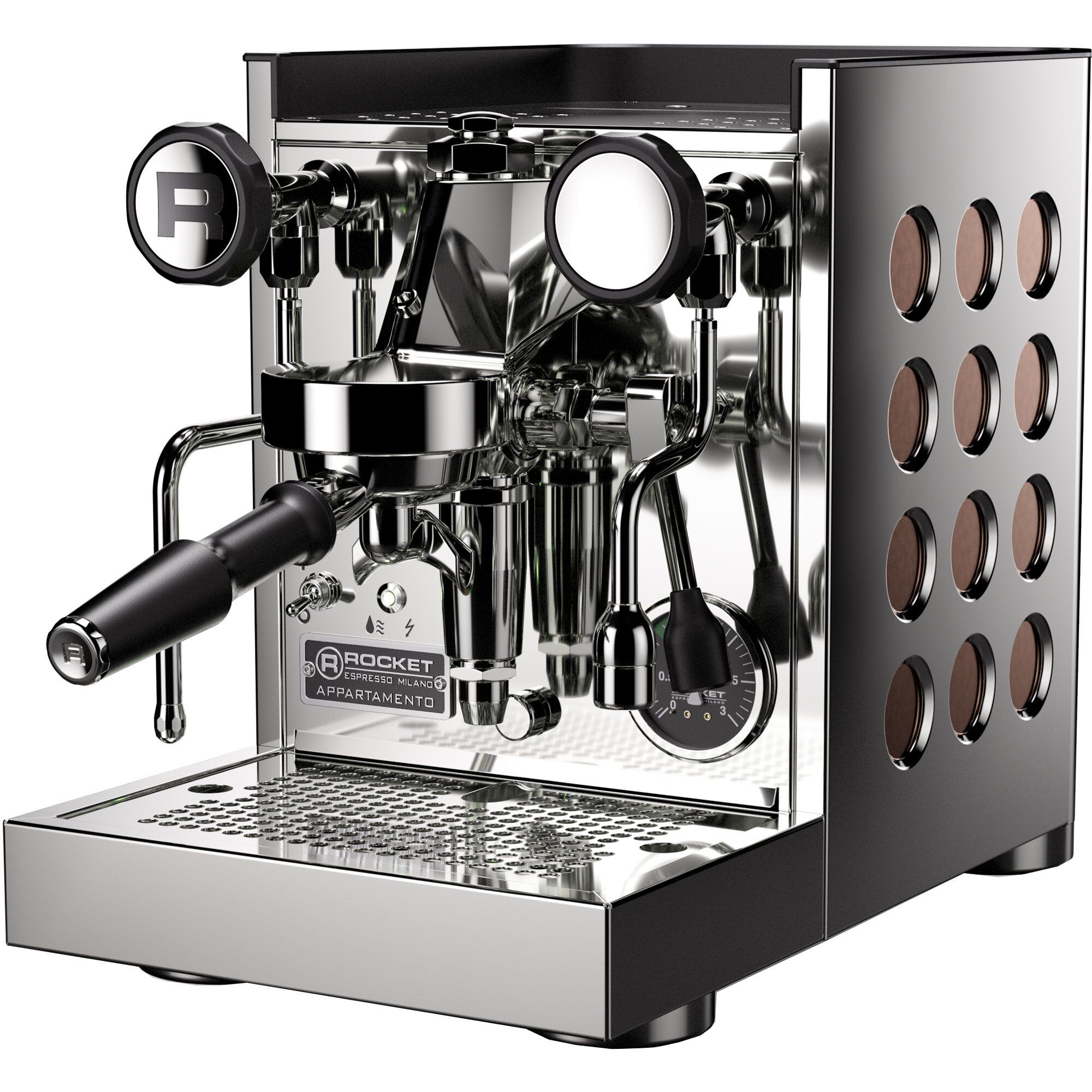 Appartamento TCA Krom og Kobber Espressomaskine Tilbud