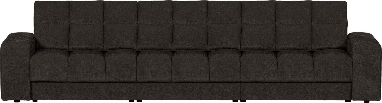 Woood Second Date  -personers Stuesofa Antracit Polyester L316xd99xh78cm