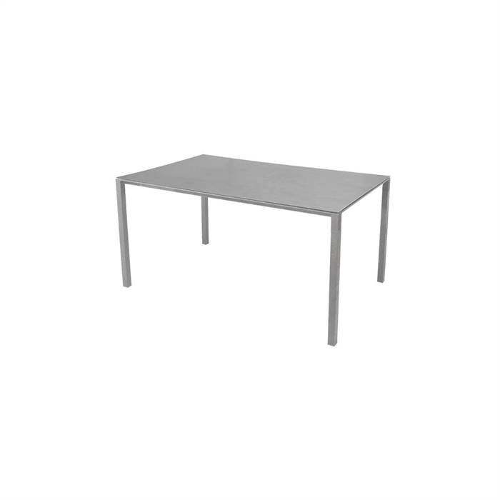 Cane-line Pure Havebord 150x90 cm – Lysegrå & Betongrå Tilbud
