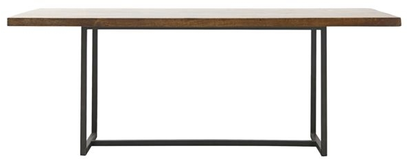 Elegant spisebord i mangotræ og metal – fantastisk tilbud!