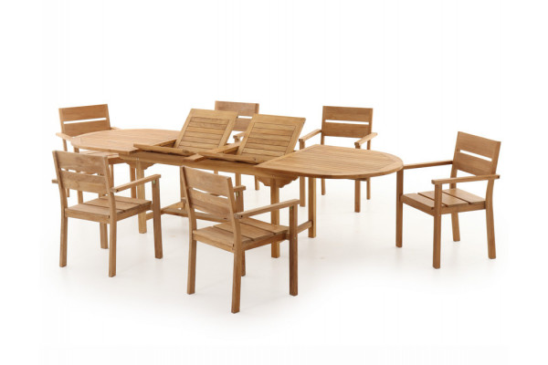 Alma Hercules Teak Havemøbelsæt – Fantastisk Tilbud!