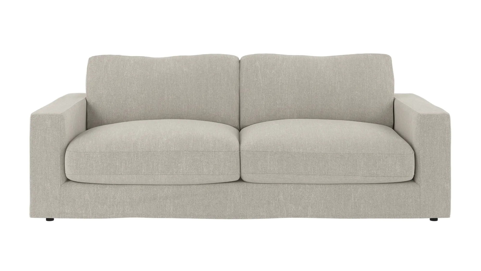 Rowico Langdon   Pers  Sofa Sand Stof   Sort Bøgetræ