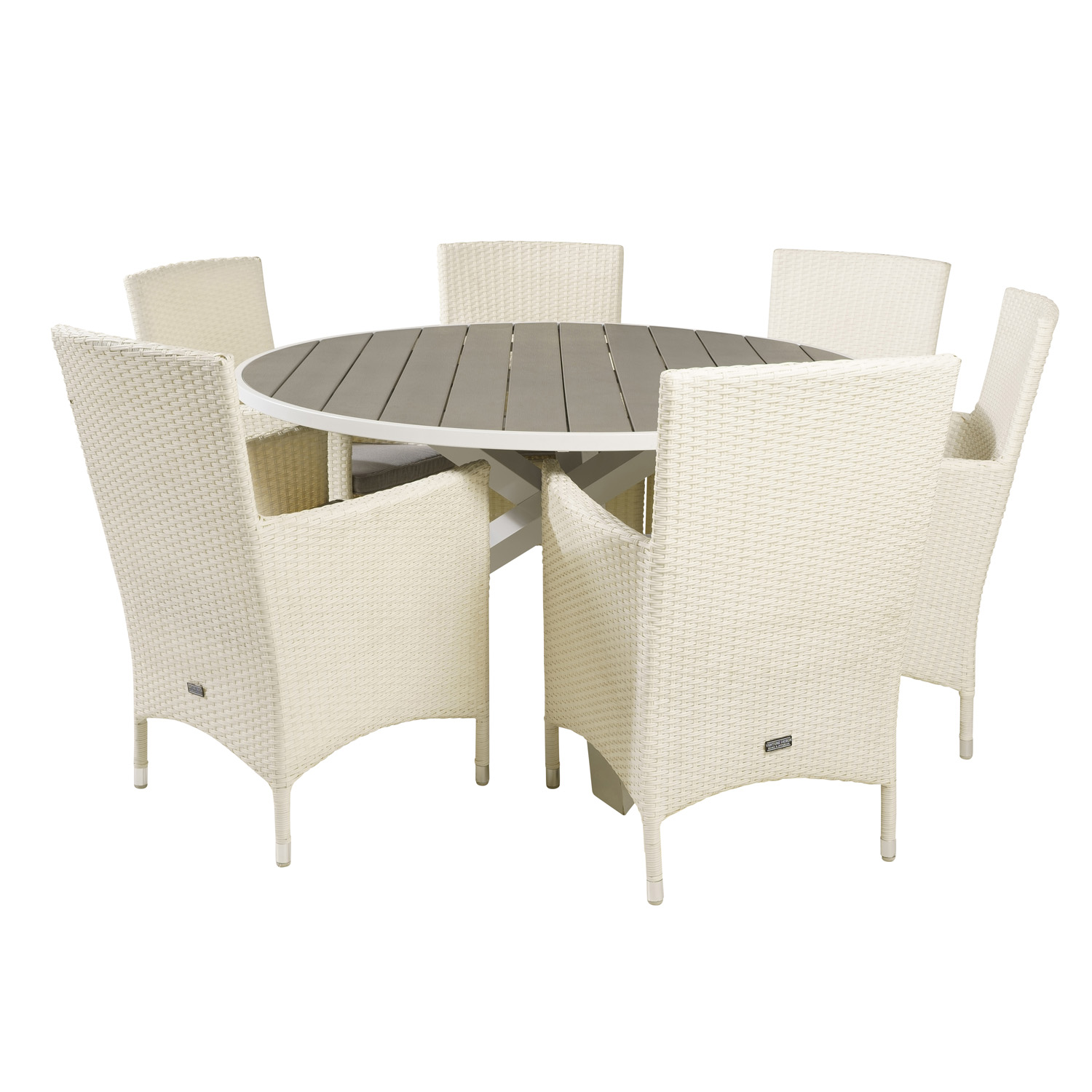 Venture Design Havesæt – Parma Bord & Malin Stole, Grå Rattan