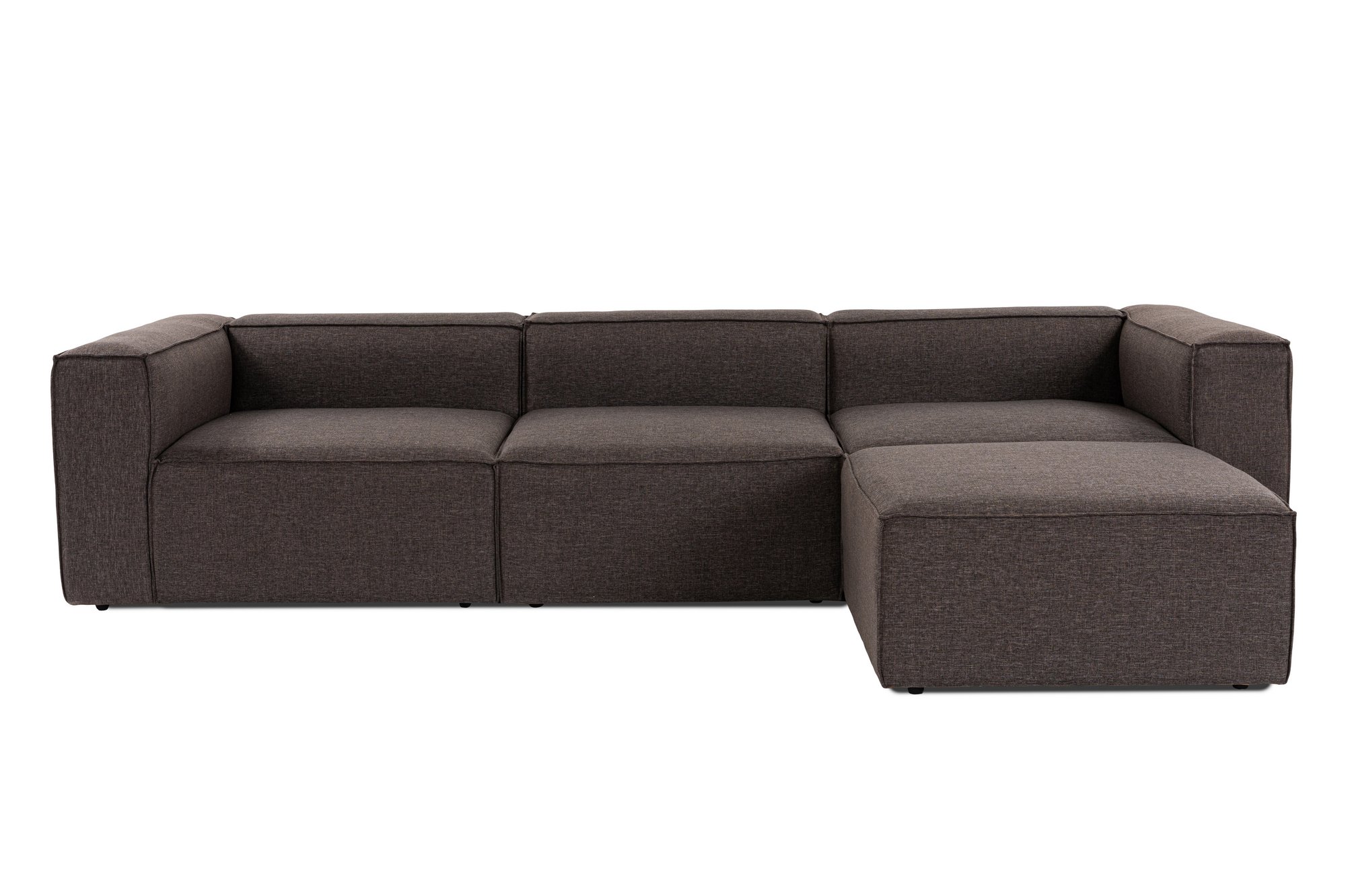 Nordvärk Fora Hjørnesofa Mørkebrun Stof