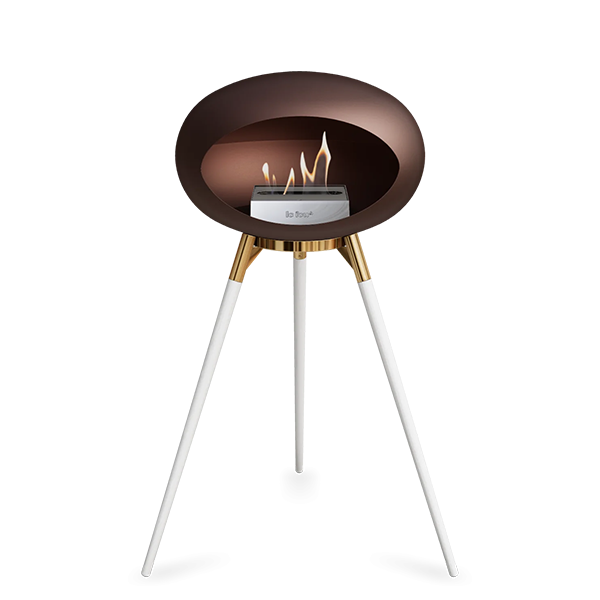 Le Feu Ground Wood High Biopejs - Mocca & Rose Gold Stil