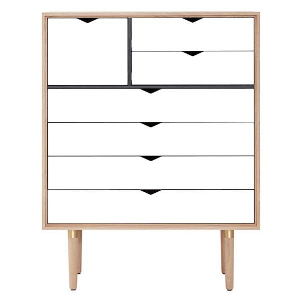 Elegant Andersen S8 Kommode med Hvide Fronter - Tilbud!