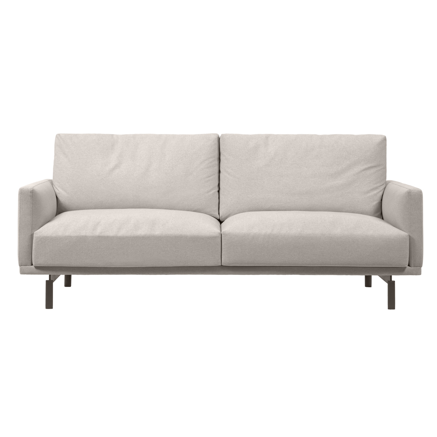 Kave Home Galene   Pers  Sofa Beige Genbrugsfibre   Jern