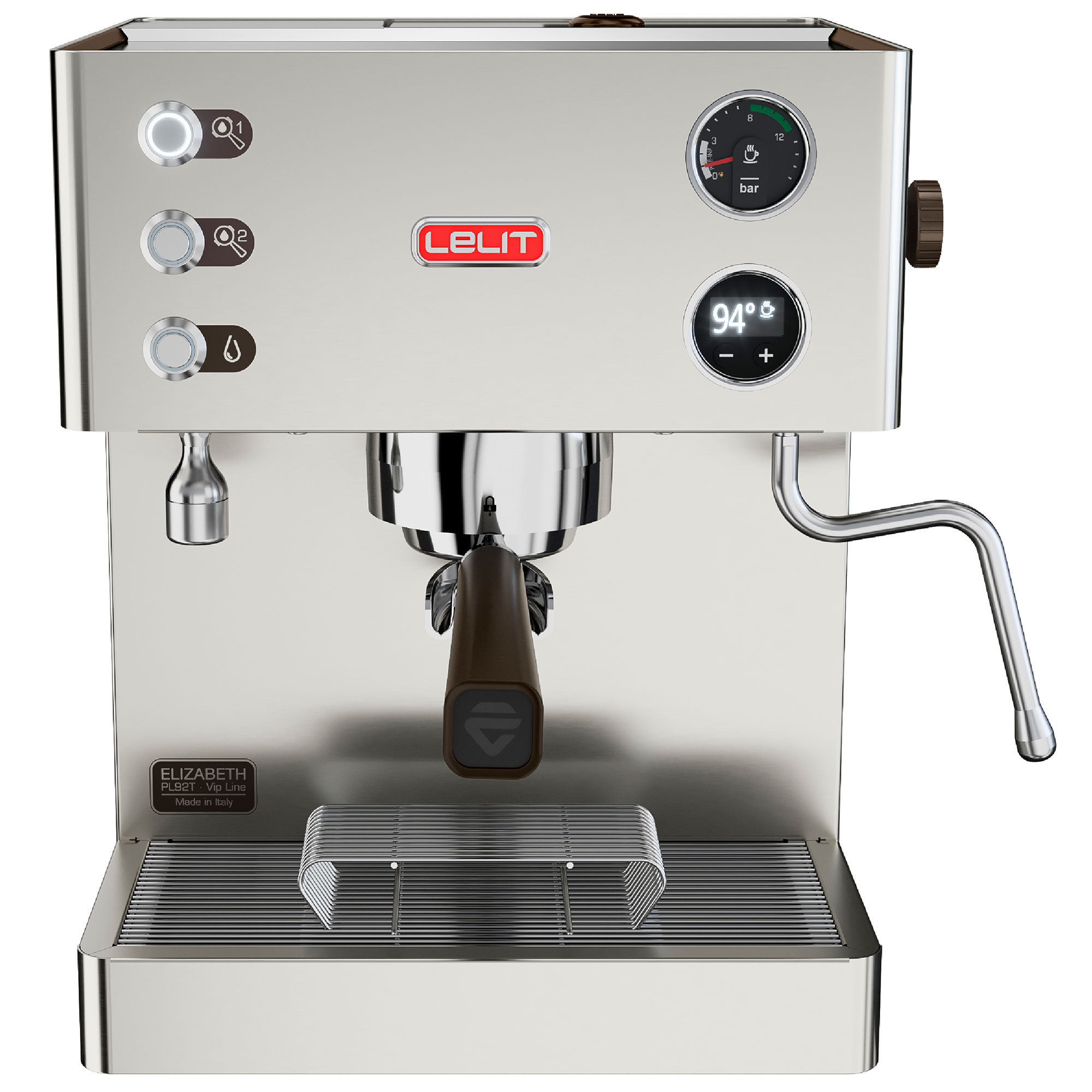Lelit Elizabeth Espressomaskine i Rustfrit Stål - Tilbud!