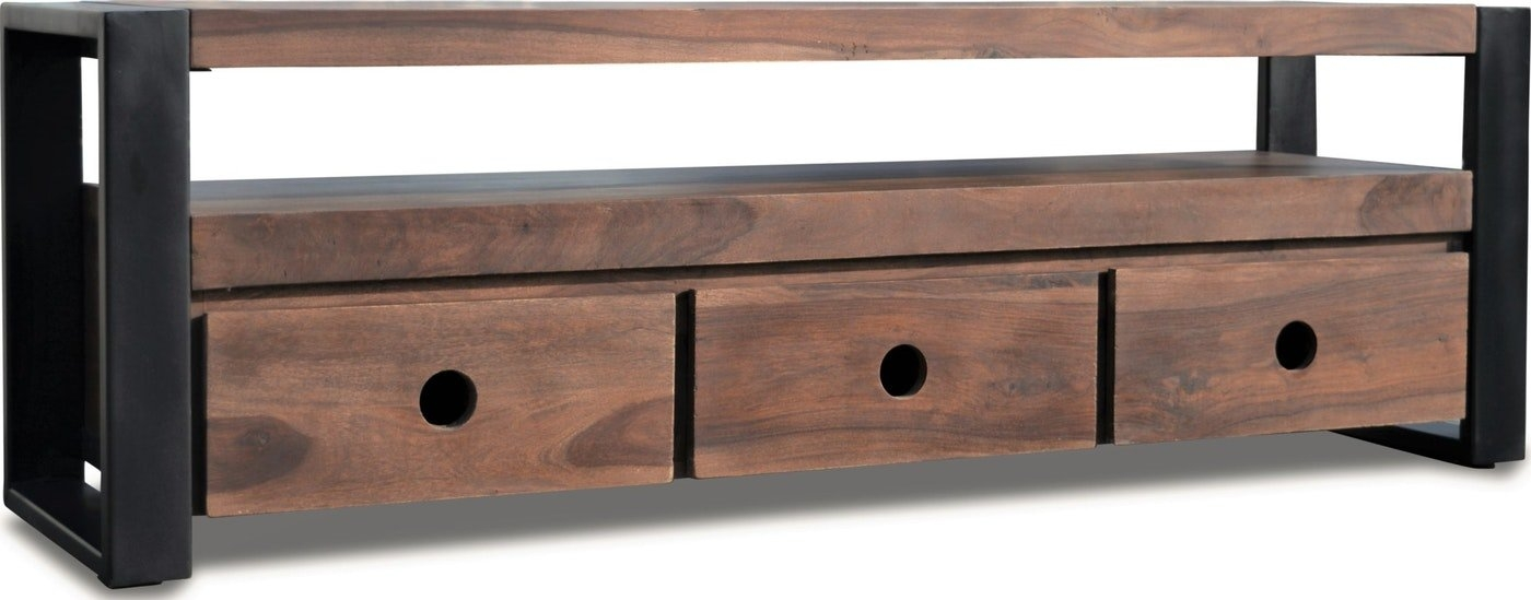 Elegant TV-bord i Mørkt Rosentræ – Fantastisk Tilbud!