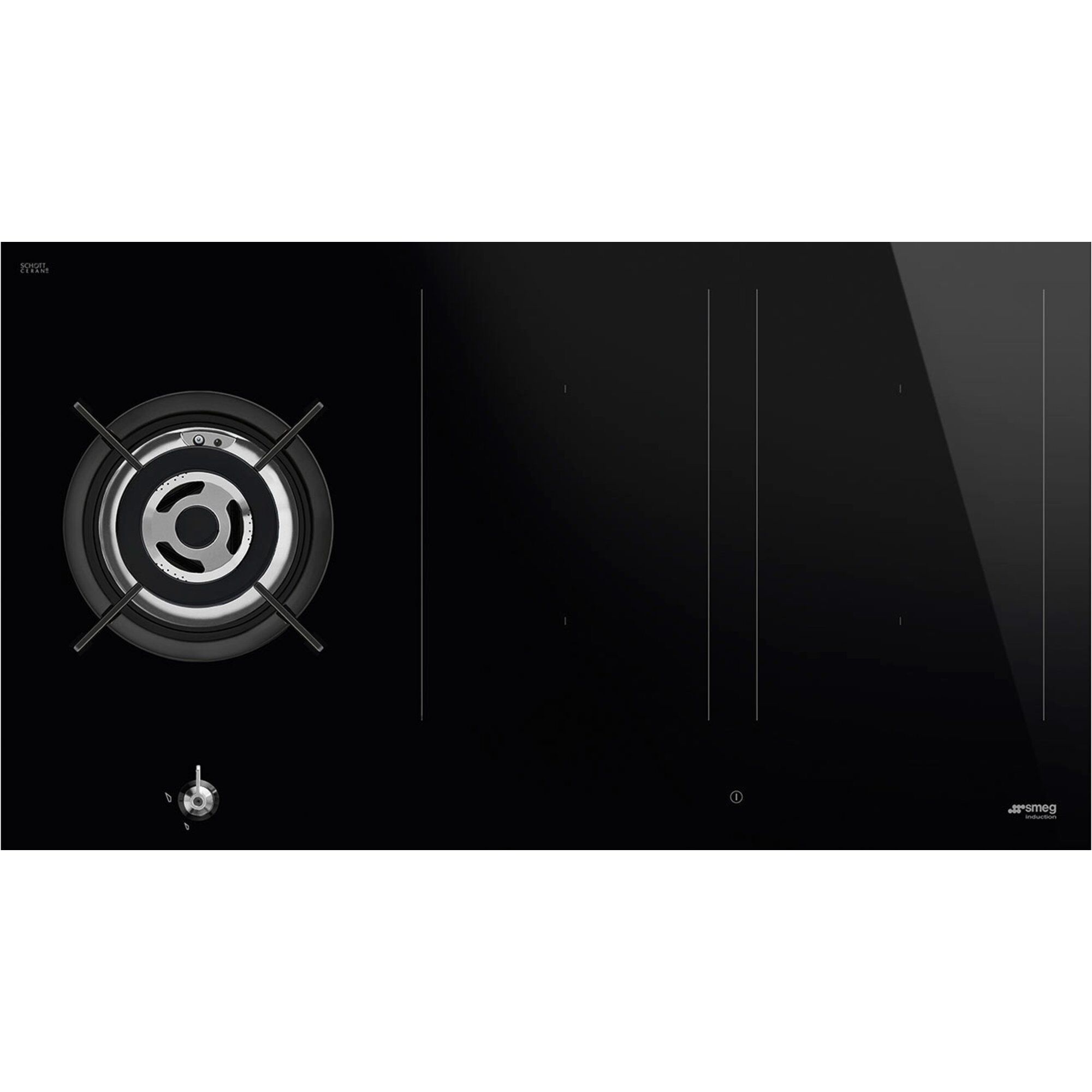 Smeg PM3953D Gas- og Induktionskogeplade – Køkkenfavorit!