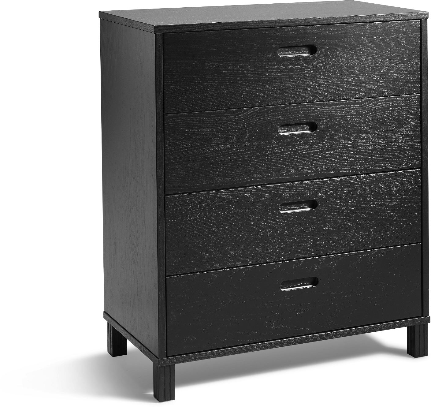 Elegant Sort Kommode Leon – Stilfuld Opbevaring til Dit Hjem