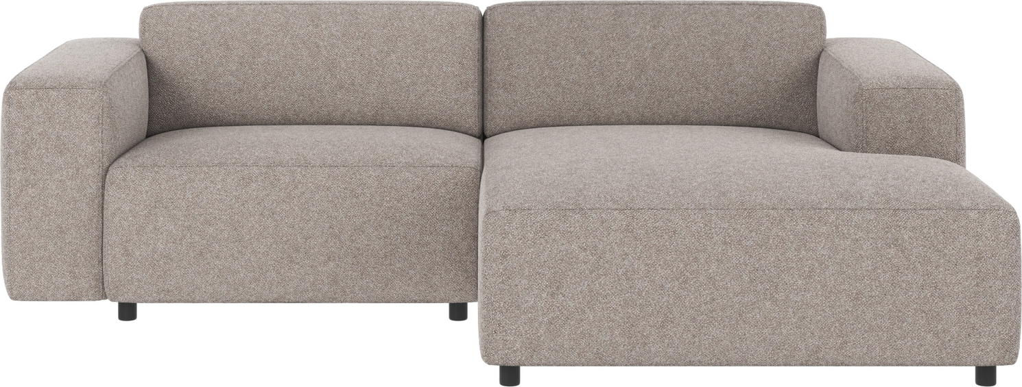 Chaiselongsofa Højrevendt Rowico Willard Bobby   Grå Polyester Stof 234x161