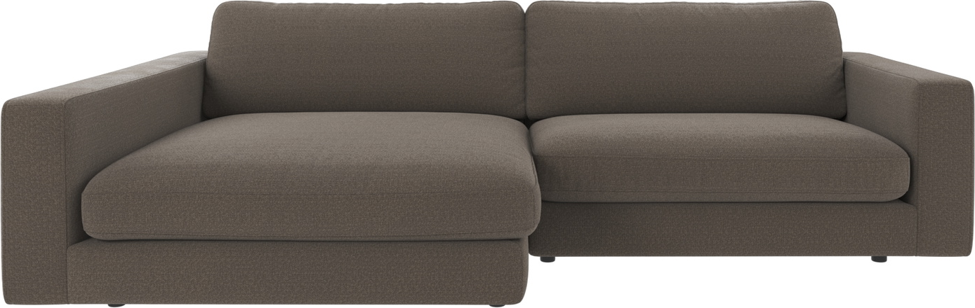 Chaiselongsofa Rowico Duncan Venstrevendt Stof Rita Mellemgrå 258x150