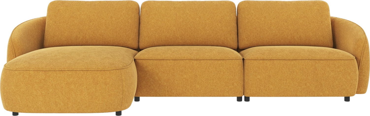 Chaiselongsofa Rowico Norris Gul Venstrevendt 319ã 162   Polyester Fsc-mix Loungemøbel