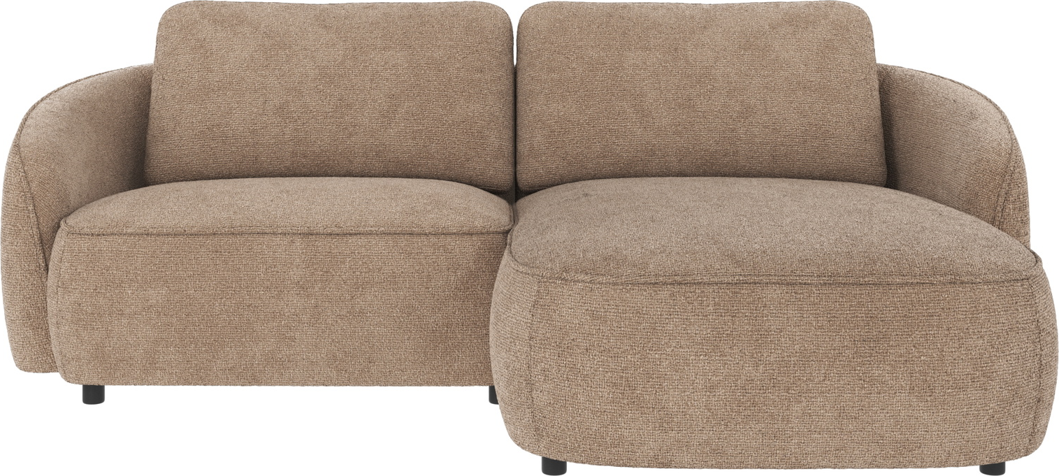 Chaiselongsofa Rowico Norris Højrevendt  Gråbeige Stof  H80xb226xd162