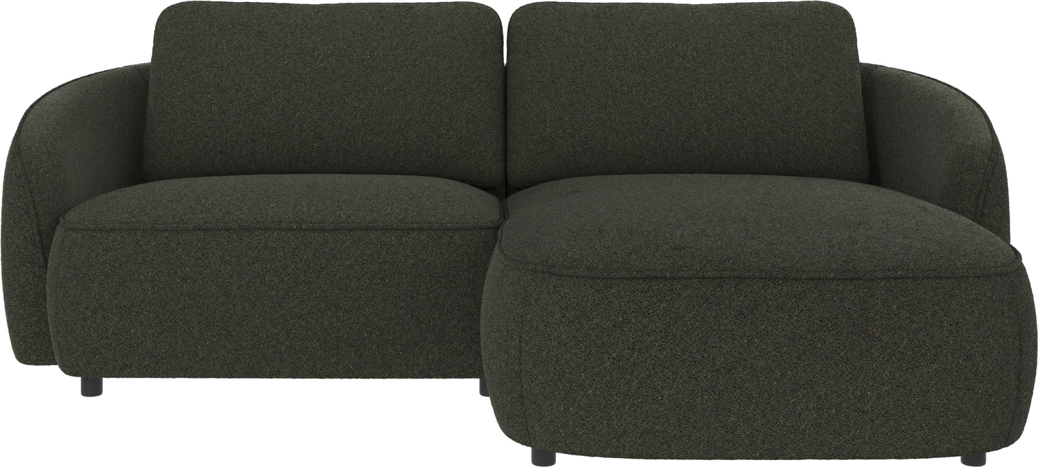 Chaiselongsofa Rowico Norris Alice 162 Grøn Højrevendt 226x162