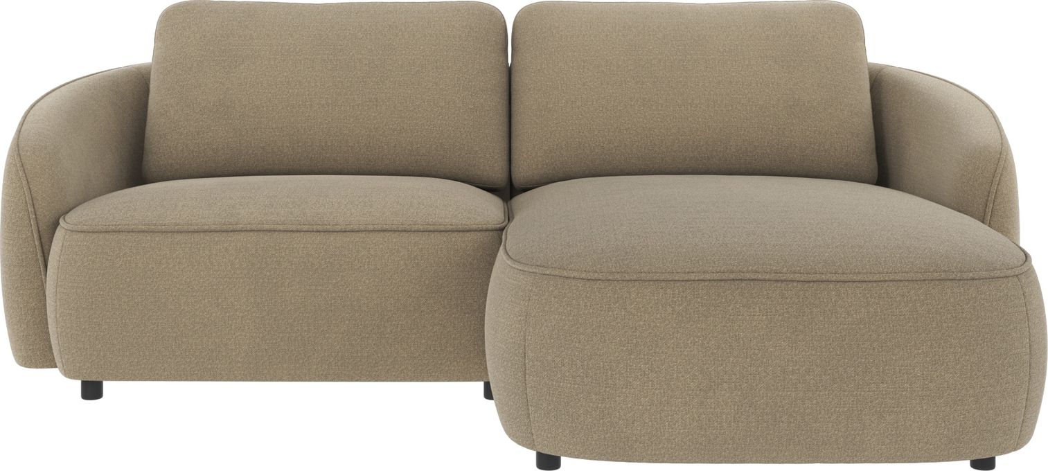 Chaiselongsofa Højrevendt Rowico Norris Rita 109 Mørk Beige Polyester 226x162x80