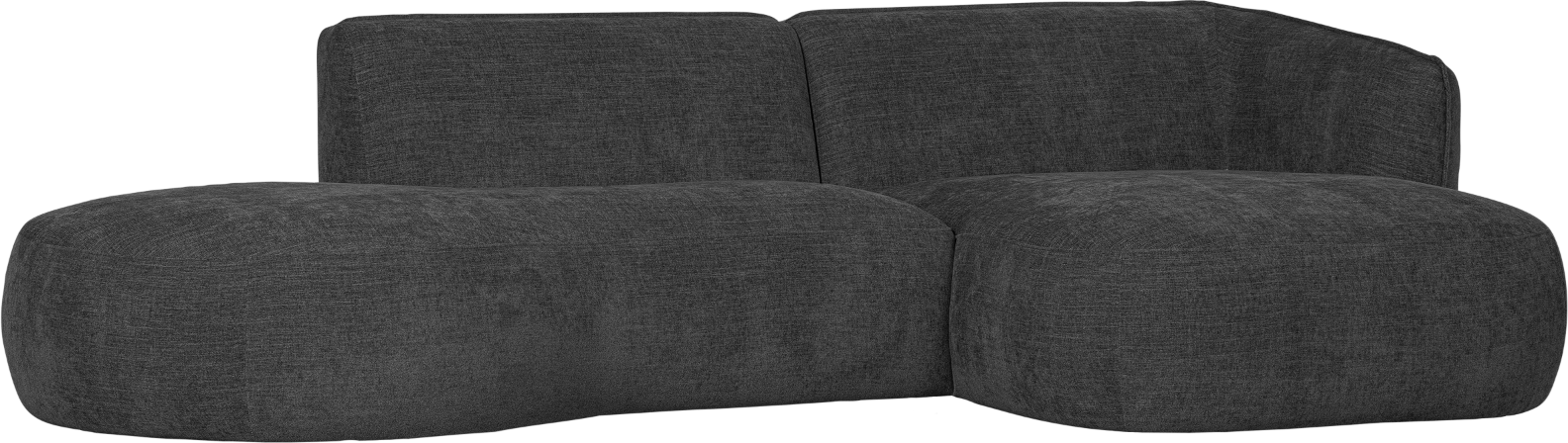 Hjørnesofa Højrevendt Woood Polly Grå   Tidløst Skandinavisk Design  278x150