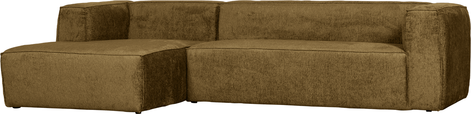 Hjørnesofa Venstrevendt Woood Bean Velour Rust 305   Bredde