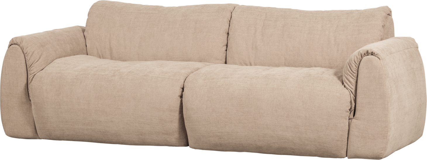 -personers Sofa Woood Baggy  Sand Ocean Vævet Chenille  100  Genanvendt Polyester    228    Elementsofa