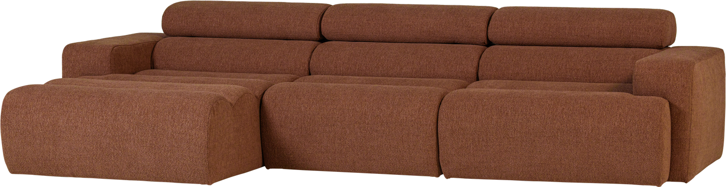 Loungesofa Loungemodul Woood Novi Venstrevendt 300x173   Bouclé Terra Justerbar Nakkestøtte