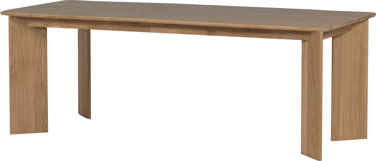 Spisebord Woood Tablo 220x100   Egetræ Natur Lak Fsc Mix
