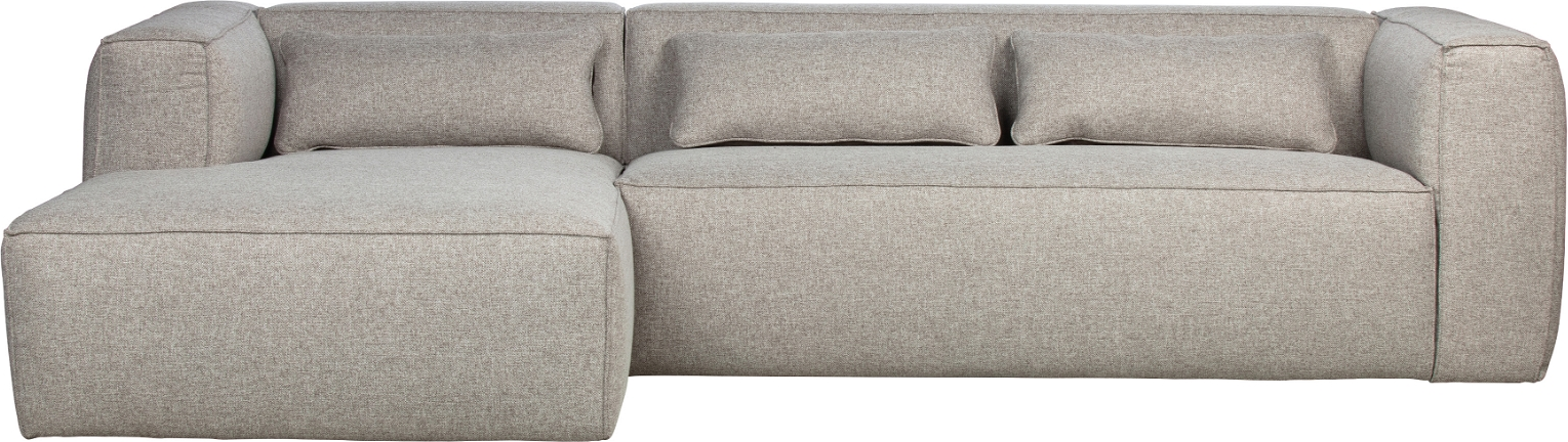 Elegant Venstrevendt Hjørnesofa i Lysegrå – Fantastisk Tilbud!