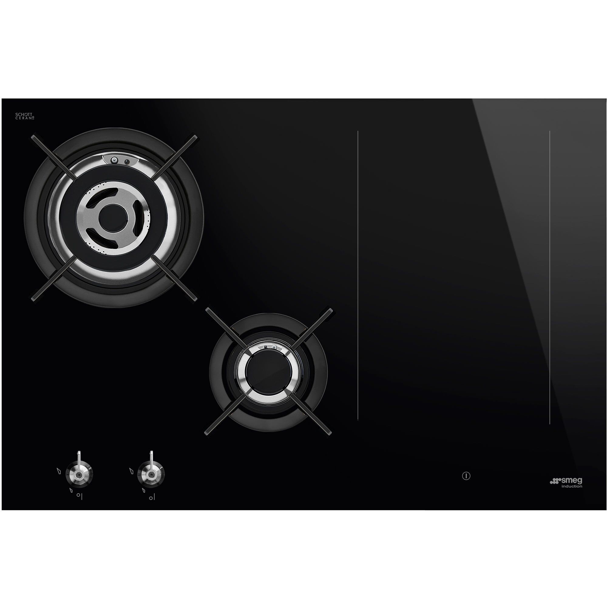 Smeg PM3743D Indbygningskogeplade – Induktion & Gas!