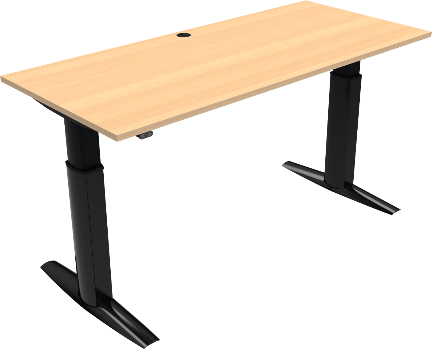 Elegant hæve-/sænkebord Zennord ElevateLine 180x80