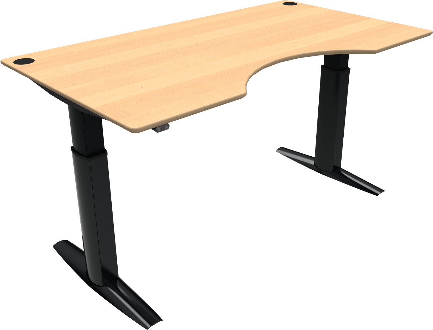 Elegant hæve-sænkebord Zennord til moderne kontorer