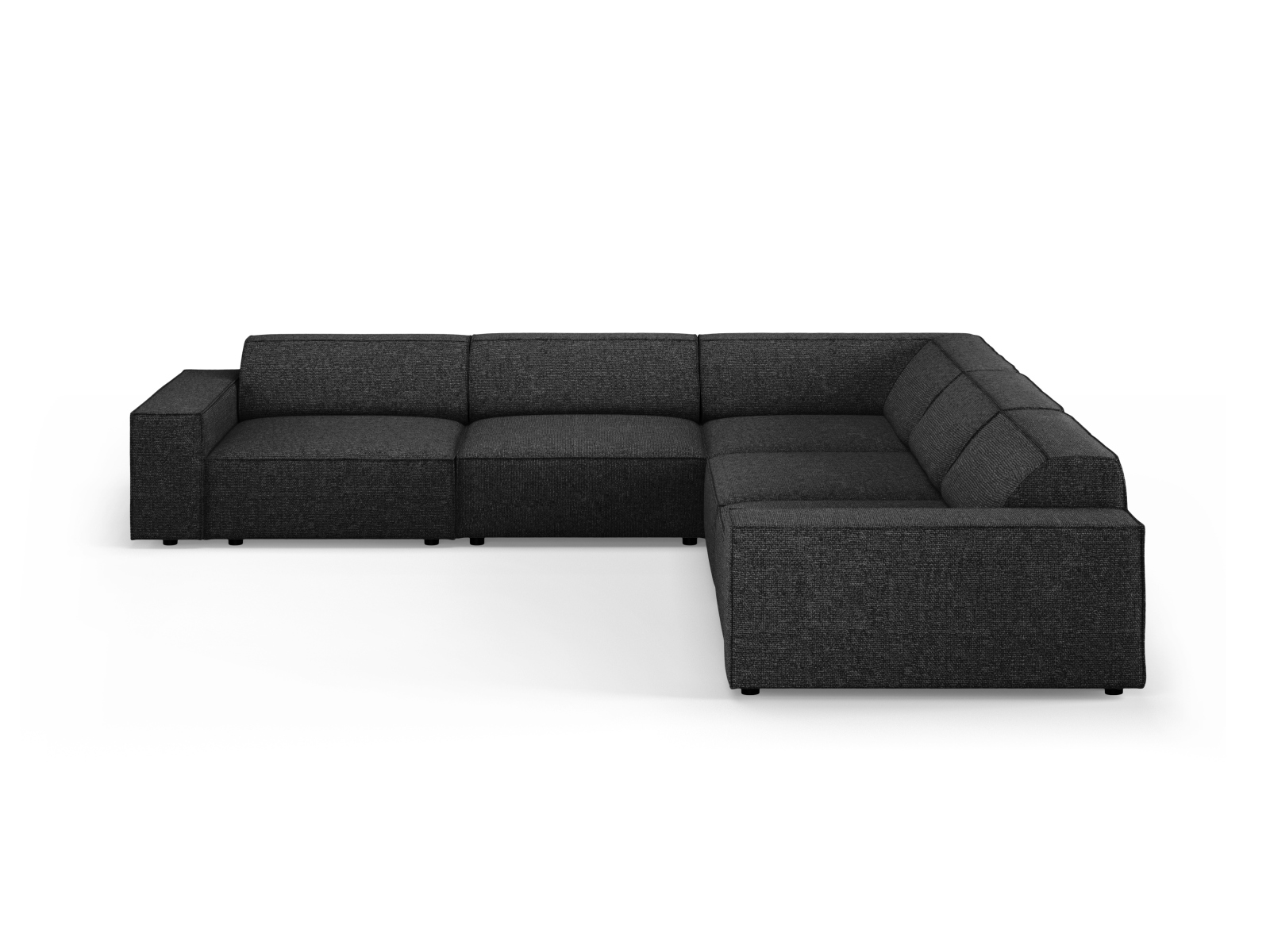 Micadoni Jodie Hjørnesofa i Bouclé - Elegant Symmetrisk Design