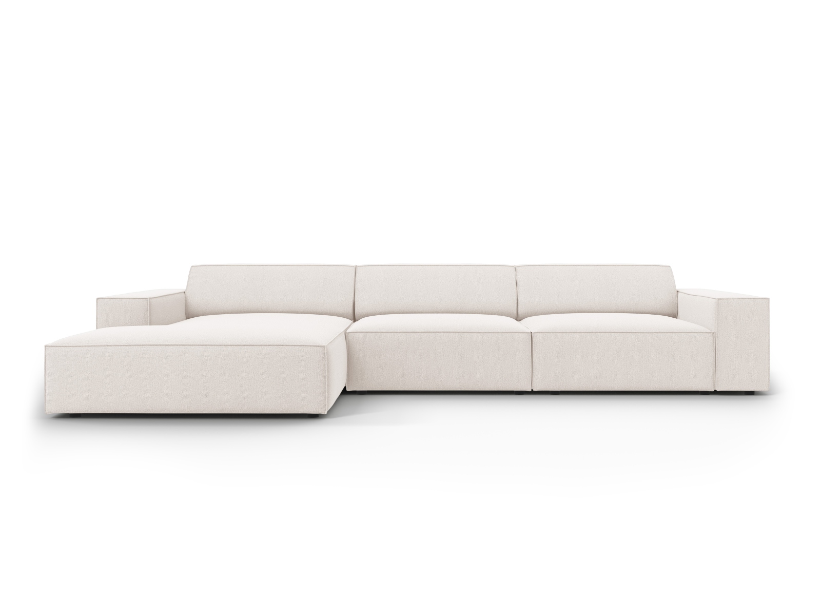 Micadoni Jodie Hjørnesofa – Beige & Sort til Stuen