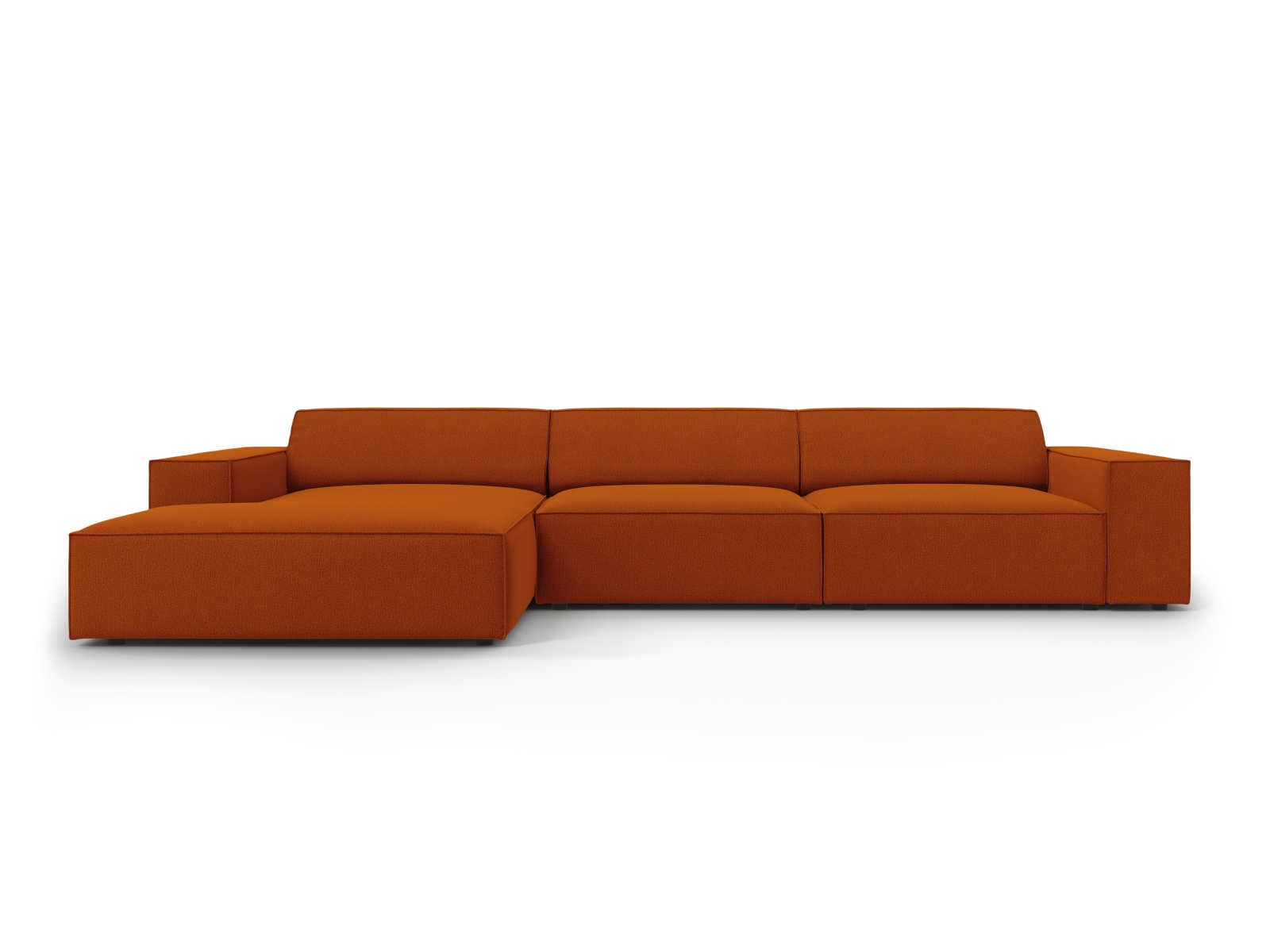 Micadoni Jodie Hjørnesofa – Elegant Orange & Sort Design
