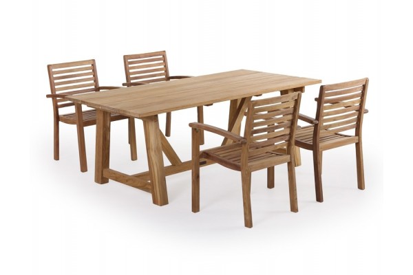 Hercules Pala Teak Havemøbelsæt – Elegant Udeliv Tilbud!