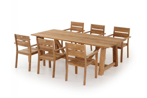Hercules Teak Havemøbelsæt – Ideelt til Udeliv og Hygge!