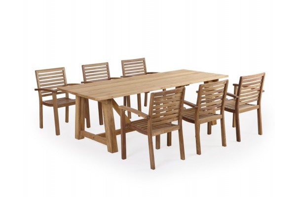 Hercules Pala Teak Havemøbelsæt – Elegant Haven Tilbud!