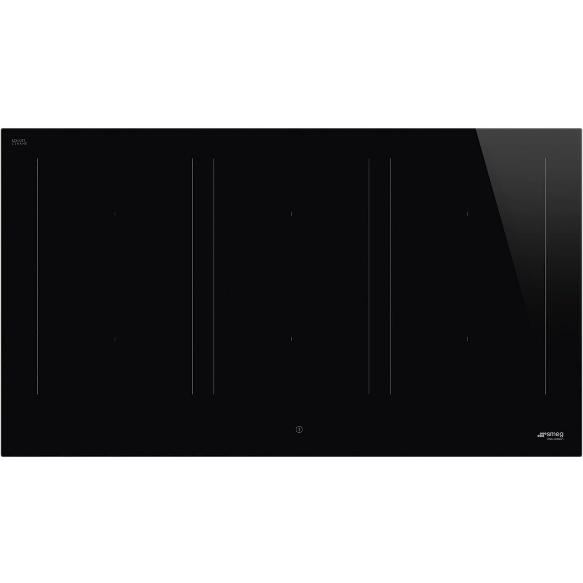 Smeg Sim3964D Indbygget Kogeplade 90 cm - Sort Tilbud!