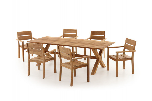 Elegant Teak Havemøbelsæt - Thor 240 Hercules Tilbud!