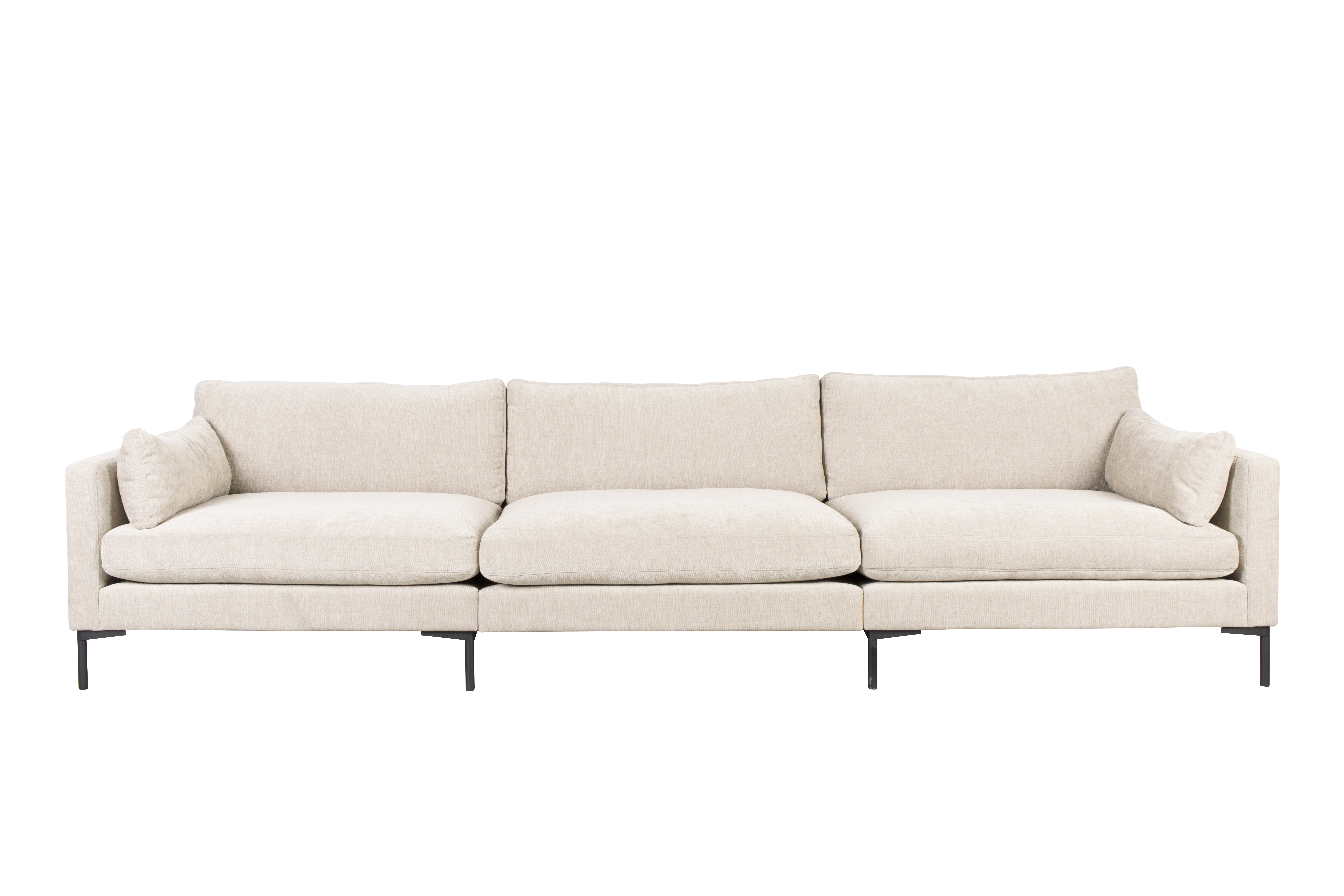 Zuiver Sommer    -personers Sofa Creme Polyester   Stål