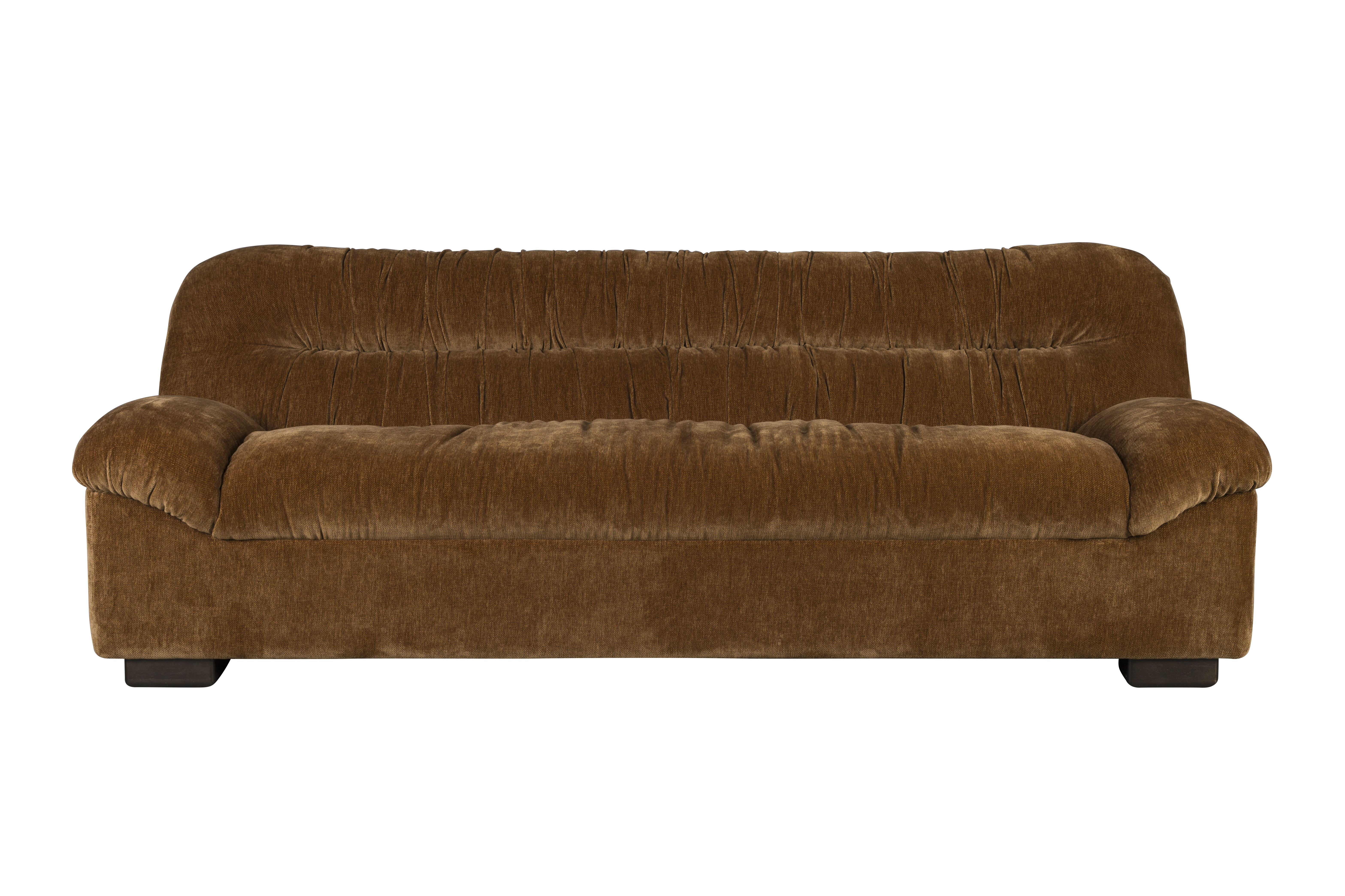Dutchbone Douglas Sofa Cognac Fløjl     Træ