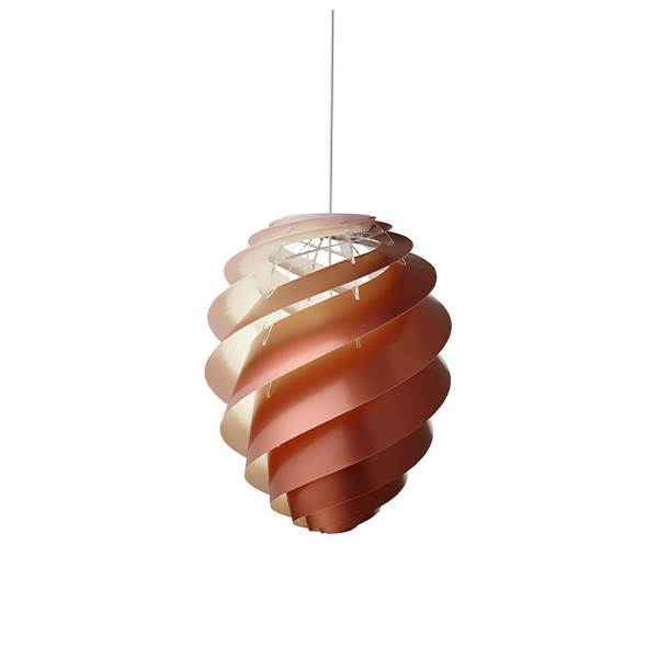 Le Klint Swirl Pendel i Kobber – Elegant Designlampe