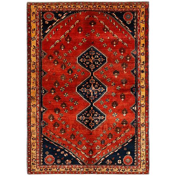 Ægte Iran Kashkuli Tæppe – Håndlavet Skønhed 169x244 cm