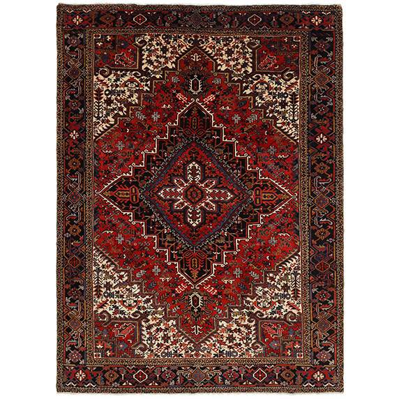 Ægte Iran Heriz Tæppe 250x343 cm – Unik Kvalitet Tilbud!