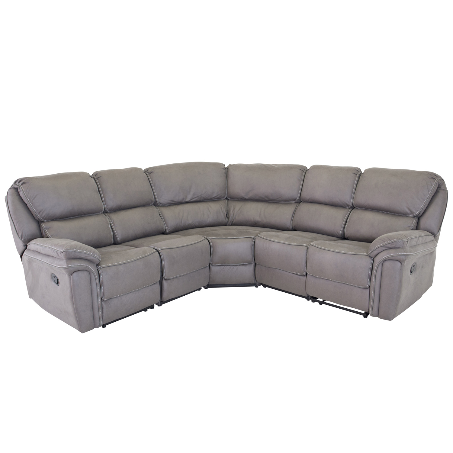 Venture Design Saranda Hjørnesofa     Recliner Grå Stof