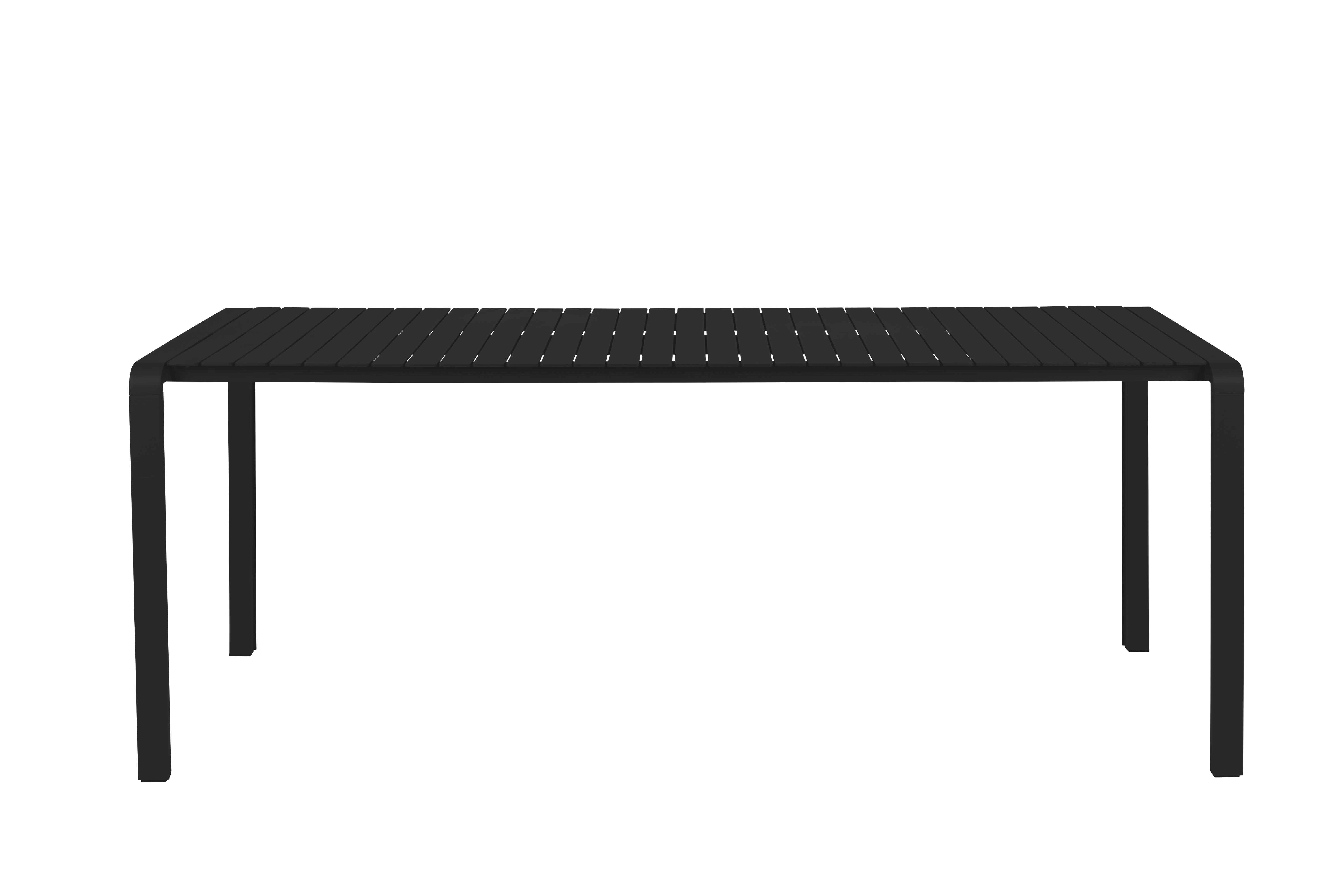 Zuiver Vondel Havebord  Rektangulær Sort Aluminium  214x97
